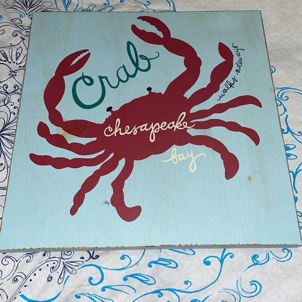 Pottery barn kids- crab wall art